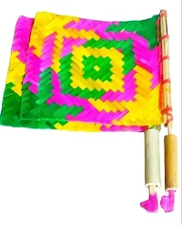 Handmade Knitted Multi Color Hand Fan Combo-thumb2