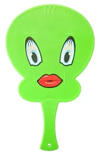 Cute Chick Bird Design Plastic Hand Fan for Kids (Set of 3)-thumb2