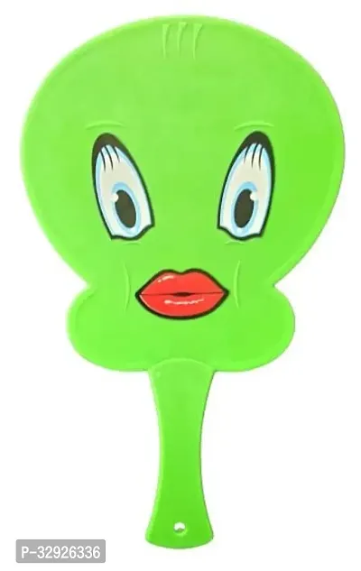 Cute Chick Bird Design Plastic Hand Fan for Kids (Set of 3)-thumb3