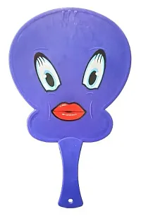 Cute Chick Bird Design Plastic Hand Fan for Kids (Set of 3)-thumb4