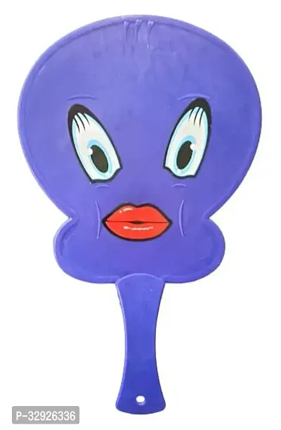 Cute Chick Bird Design Plastic Hand Fan for Kids (Set of 3)-thumb5