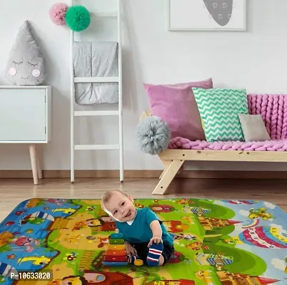 UNNAK Double Sided Water Proof Baby Mat Carpet Baby Crawl Play Mat Kids Infant Crawling Play Mat Carpet Baby Gym Water Resistant Baby Play & Crawl Mat(6 X 4)(Random Design) (Multi Design) (PM 1)-thumb5