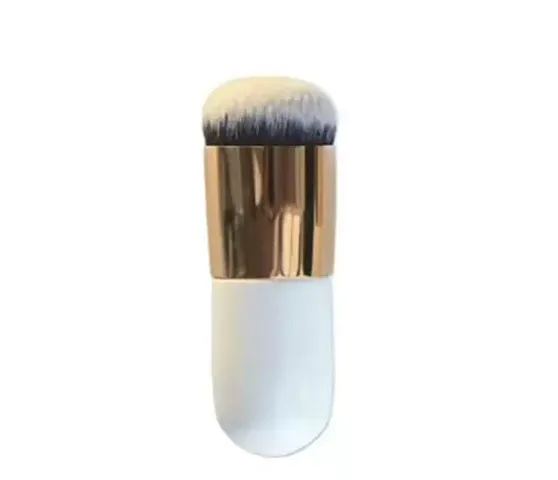 MAPPERZ Foundation Makeup Brush Flat Top, Face Blush Liquid Powder Foundation Brush for Blending Liquid, Cream or Flawless Powder Cosmetics - White, Pack Of 1