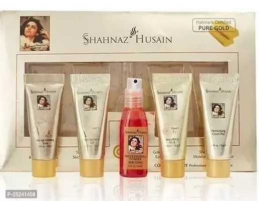 Shahnaz Hussain Gold Facial Kit Bleach 55G-thumb0