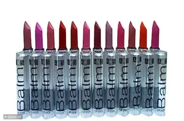 Civaki Ads Good Choice Lipstick For Daily Use Set Of 12 Matte Finish - Multicolor-thumb0