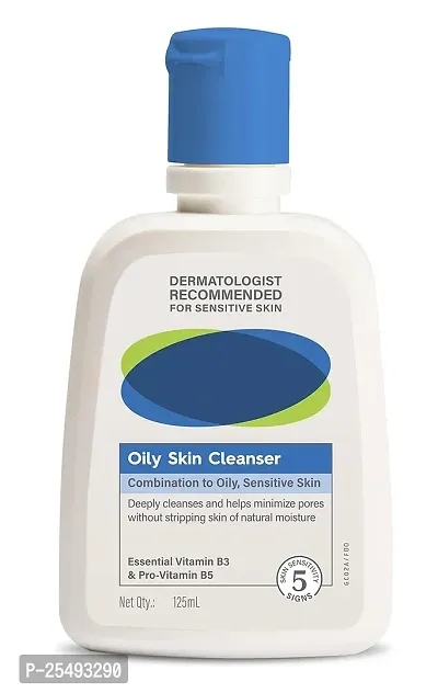 Oily Skin Cleanser , Daily Face Wash for Oily, Acne prone Skin , Gentle Foaming, 125ml