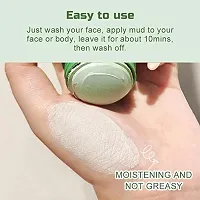 Civaki Herbal Skin Care - Green Tea Purifying Clay Stick Mask Oil Control Anti Acne Eggplant Cleaning Solid Mask (Pack Of 1)-thumb2
