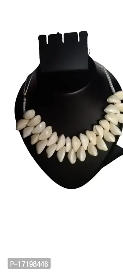 Deals on Discount Sea Shell Broad Choker Jewelry Necklace Set for Women and Girls (Choker)