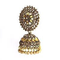 Jhumka Collection Jhumki Earrings for Women (gold) 4.5 cm-thumb1