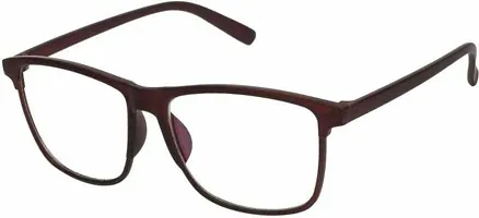 IFLASH Black Transparent UV Protection Rectangular Sunglasses Frame For Men & Women