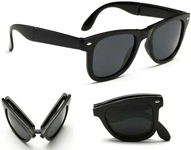 IFLASH UV Protected Black Folding Fold able Sunglasses
