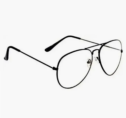 Abster UV Protected Night Drive Aviator Sunglasses for Men Women (9027-Blk-Clr|Transparent)