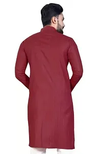 Classic Cotton Blend Striped Kurtas for Men-thumb1