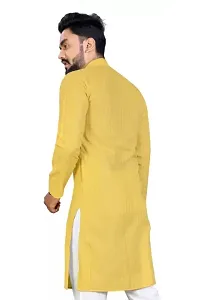 Classic Cotton Blend Striped Kurtas for Men-thumb3