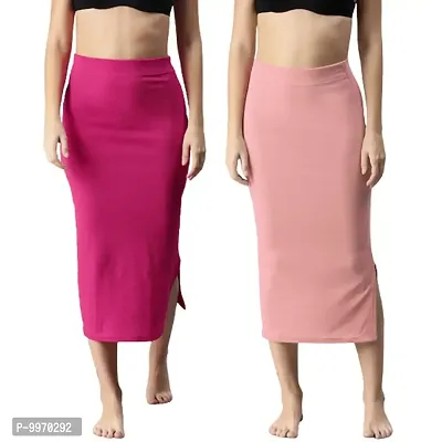 WOMEN PINK SOLID SAREE SHAPEWEAR 