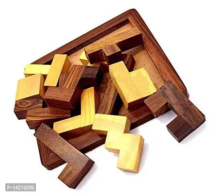 Wooden 3D Puzzle Color Brown-thumb4