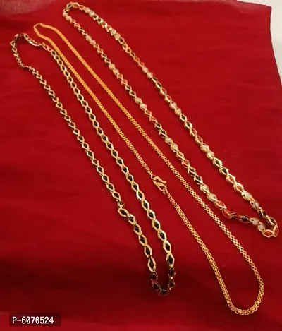 women gold plated chain
