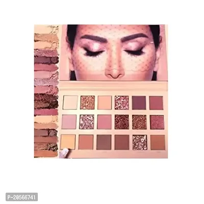 EYESHADOW PALLET 18 SHADES WITH MIRROR INBUILTKTABRIZ Nude 18 Shades Eyeshadow Palette Multicolor-thumb3