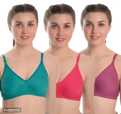 Stylish Cotton Bra For Women Pack Of 3