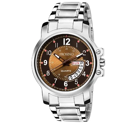 Stylish Metallic Day & Date Watches for Men