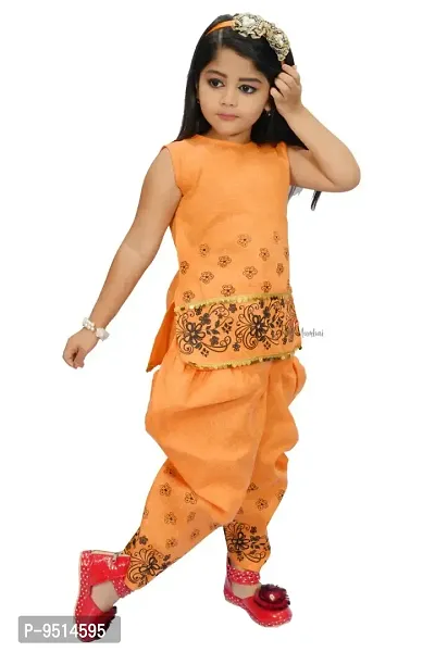 Stylish Fancy Cotton Blend Dresses For Kids Girls
