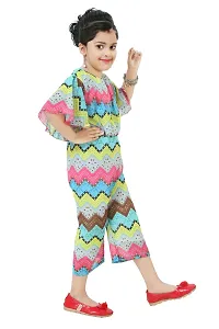 Fabulous Multicoloured Georgette Jumpsuits For Girls-thumb2