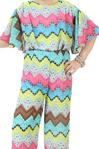 Fabulous Multicoloured Georgette Jumpsuits For Girls-thumb3