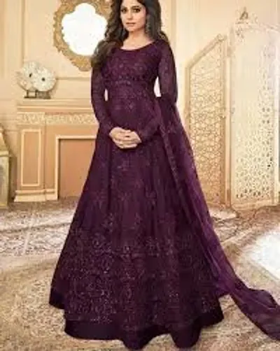 Best Selling Net Ethnic Gowns 