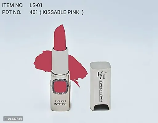 Beautification Half N' HALF COLOR INTENSE LIPSTICK - Kissable Pink 401 (LS-01)