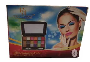 Half N' Half 18+ Colour Makhmali Pocket Size Eye Shadow-thumb1