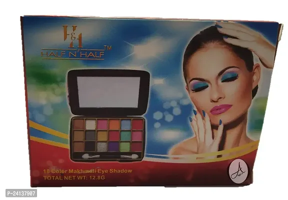 Half N' Half 18+ Colour Makhmali Pocket Size Eye Shadow-thumb2