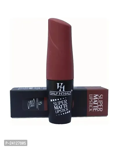 Half N Half Super Matte Lipstick All Shades By Futureindia (21 CAF? FRAPPE)-thumb5