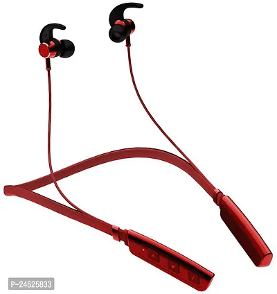 WeRock True Wireless B235 Blast Sound Quick Charge Bluetooth Neckband Super Sound W50 Bluetooth Headset (Red, In the Ear)-thumb0