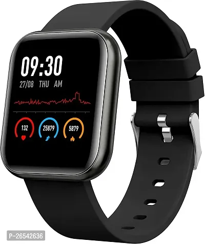 WeRock ID116 Sport Smart Watch Fitness Tracker Intelligent Bracelet Touchscreen W107 Smartwatch Black Strap Free size-thumb0