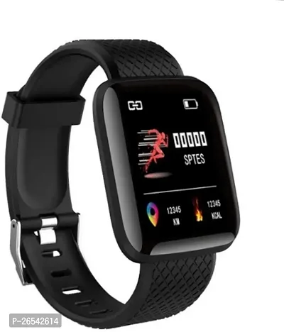 WeRock ID116 Sport Smart Watch Fitness Tracker Intelligent Bracelet Touchscreen W218 Smartwatch Black Strap Free size-thumb0