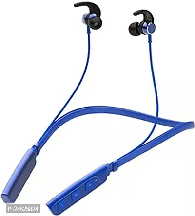 WeRock True Wireless B235 Blast Sound Quick Charge Bluetooth Neckband Super Sound W28 Bluetooth Headset (Blue, In the Ear)-thumb0