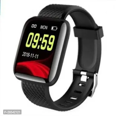 WeRock ID116 Sport Smart Watch Fitness Tracker Intelligent Bracelet Touchscreen W159 Smartwatch Black Strap Free size-thumb0