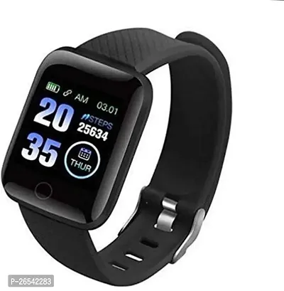 WeRock ID116 Sport Smart Watch Fitness Tracker Intelligent Bracelet Touchscreen W71 Smartwatch Black Strap Free size-thumb0