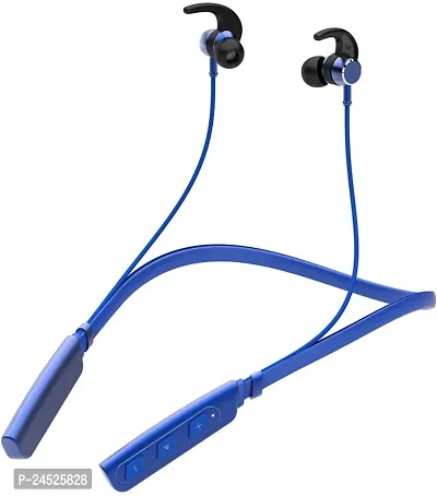 WeRock True Wireless B235 Blast Sound Quick Charge Bluetooth Neckband Super Sound W8 Bluetooth Headset (Blue, In the Ear)-thumb0