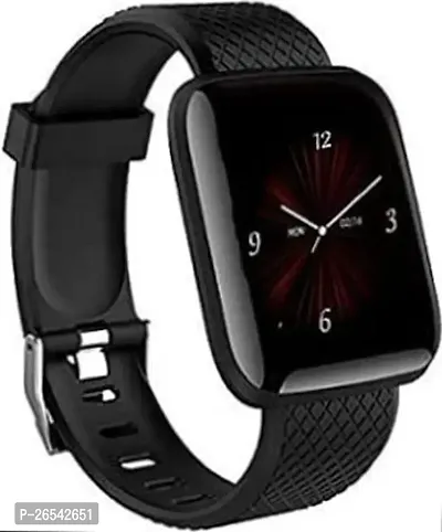 WeRock ID116 Sport Smart Watch Fitness Tracker Intelligent Bracelet Touchscreen W71 Smartwatch Black Strap Free size-thumb0