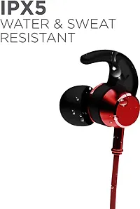 Stylish Red In-ear Bluetooth Wireless Headphones With Microphone-thumb1