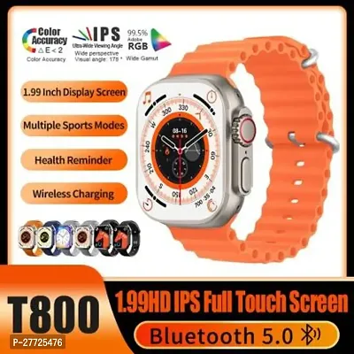nbsp;Ultra T800 Series 8 Watch Bluetooth Call Fitness Bracelet Magnetic Charging Tk1 Smartwatchnbsp;nbsp;(SILICONE Strap, Free Size)-thumb0