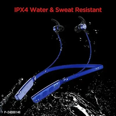 NEW V235 NECKBAND WITH  Playtime 240 Hours Stand By Power Megnatic Ear Buds Bluetooth Headset