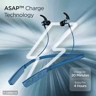 V235 Earbud/NECKBANDTWs with ASAP Charge Upto 25 Hours Battery Bluetooth Headset-thumb0