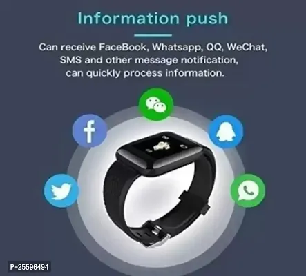 ID116 SMART WRIST FITNESS BAND WITH SMART UNIQUE FEATURES.