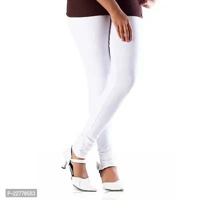 MuhaymiN Modern White Cotton Leggings-thumb0