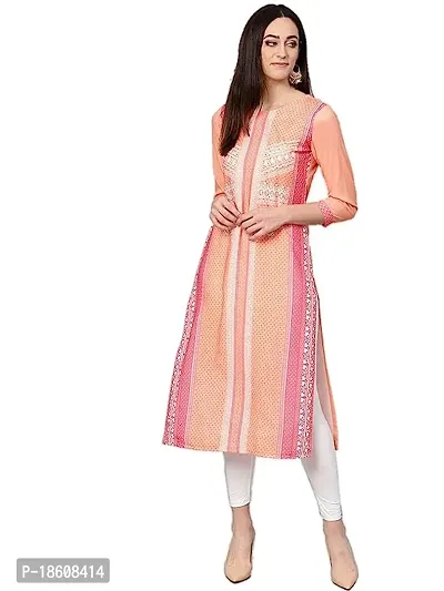 Stylish Women Cotton Casual Kurta-thumb0