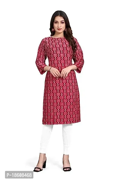 Stylish Women Cotton Casual Kurta-thumb0