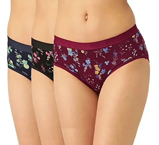 Comfortable Cotton Printed Panties For Women- Pack Of 3