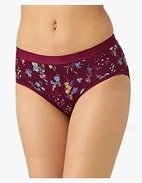 Trendy Multicoloured Cotton Blend Printed Hipster Panty For Women Pack Of 3-thumb2